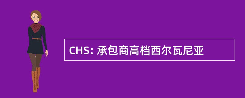 CHS: 承包商高档西尔瓦尼亚