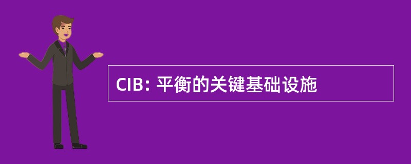 CIB: 平衡的关键基础设施