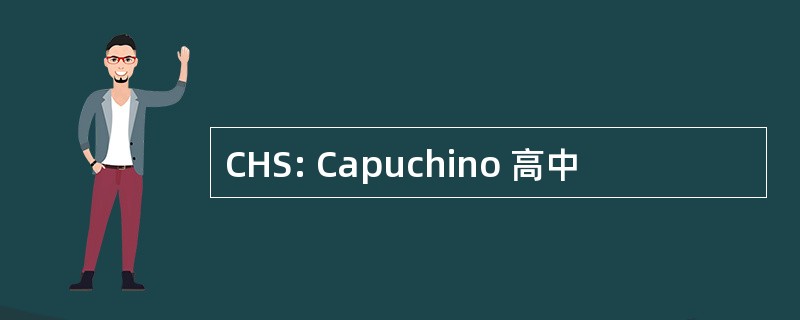 CHS: Capuchino 高中