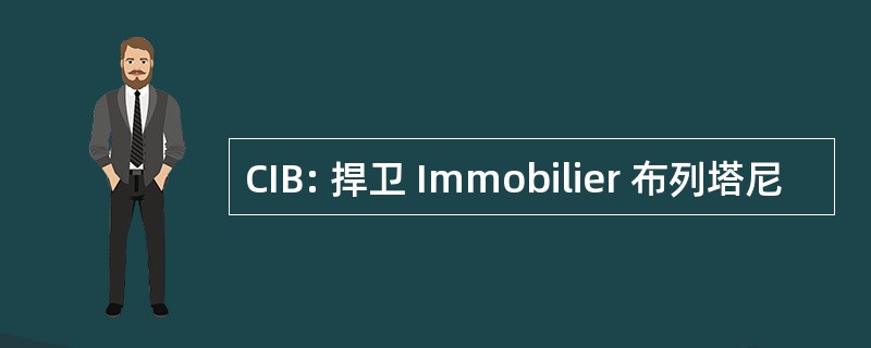 CIB: 捍卫 Immobilier 布列塔尼