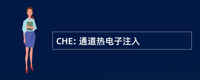 CHE: 通道热电子注入