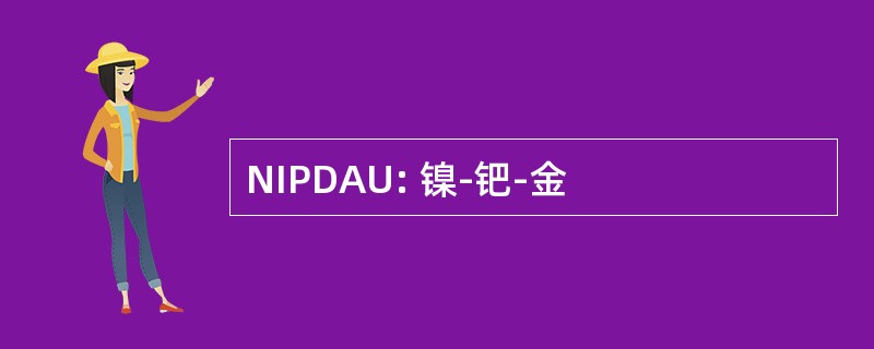 NIPDAU: 镍-钯-金