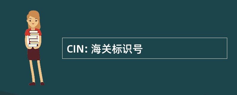 CIN: 海关标识号