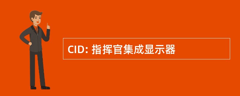 CID: 指挥官集成显示器