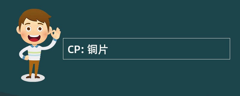 CP: 铜片