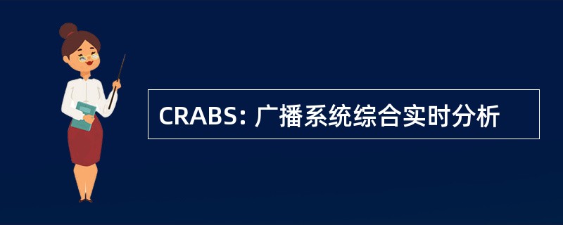 CRABS: 广播系统综合实时分析