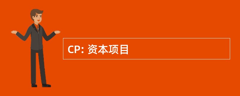 CP: 资本项目