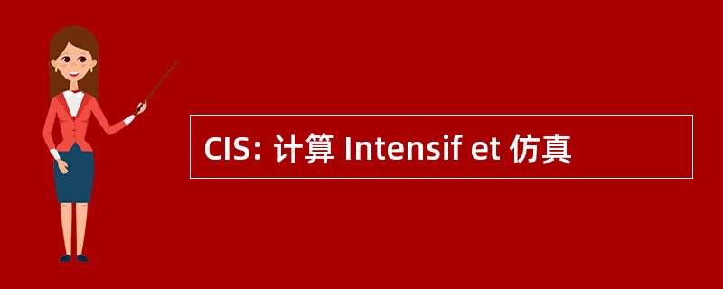 CIS: 计算 Intensif et 仿真