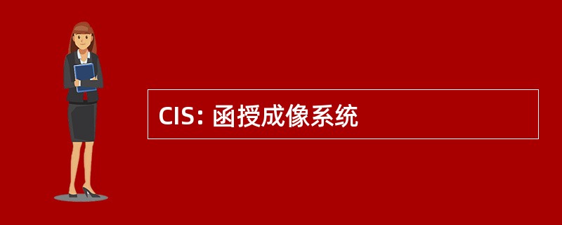 CIS: 函授成像系统