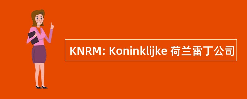 KNRM: Koninklijke 荷兰雷丁公司