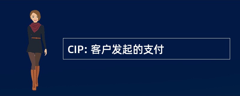 CIP: 客户发起的支付