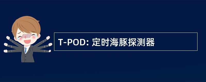 T-POD: 定时海豚探测器