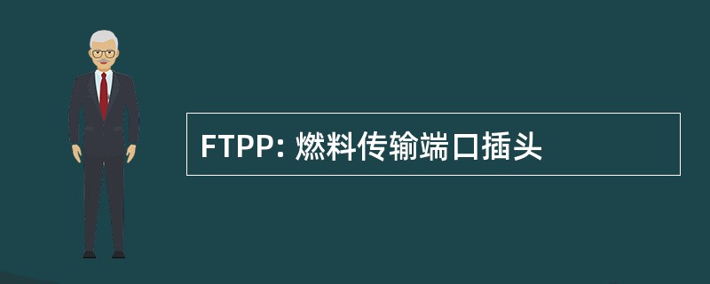 FTPP: 燃料传输端口插头