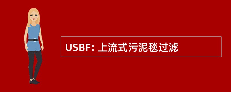 USBF: 上流式污泥毯过滤