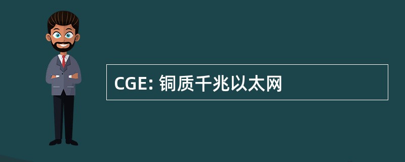 CGE: 铜质千兆以太网