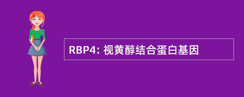 RBP4: 视黄醇结合蛋白基因