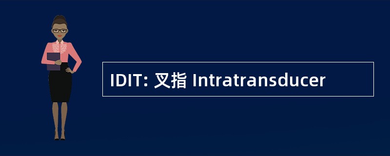 IDIT: 叉指 Intratransducer