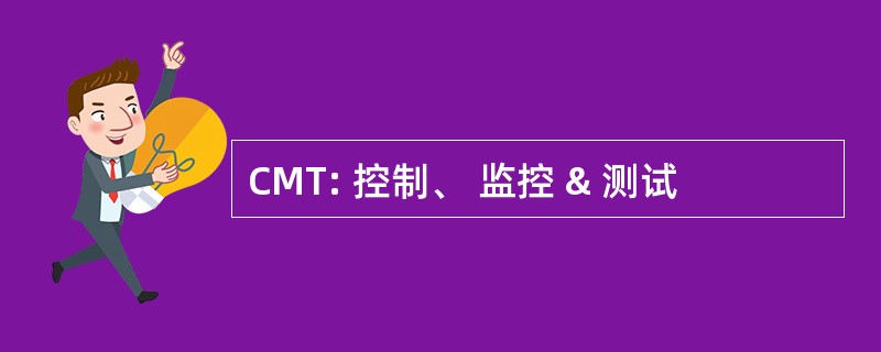 CMT: 控制、 监控 & 测试