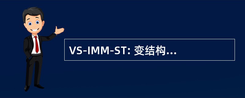 VS-IMM-ST: 变结构交互多模型与 A 停止目标