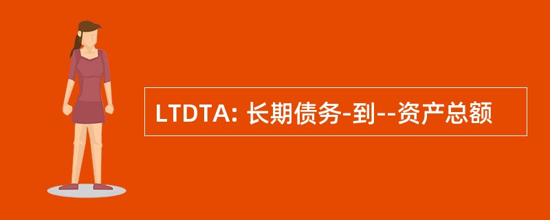 LTDTA: 长期债务-到--资产总额