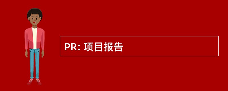 PR: 项目报告