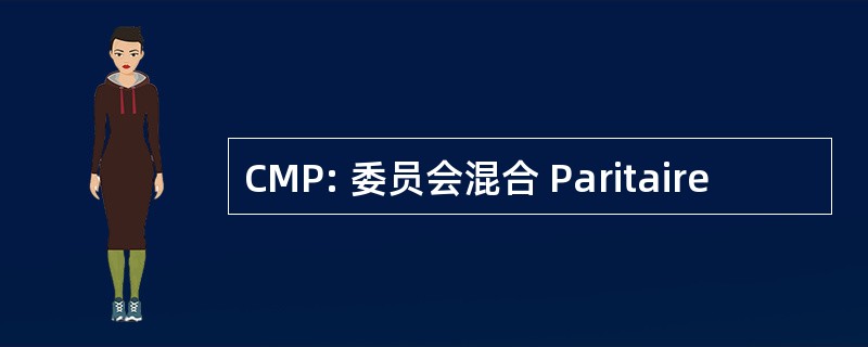 CMP: 委员会混合 Paritaire