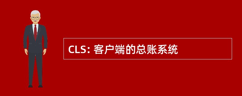 CLS: 客户端的总账系统