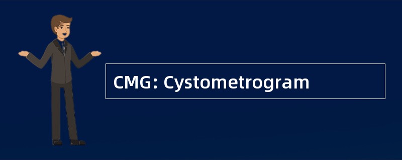 CMG: Cystometrogram