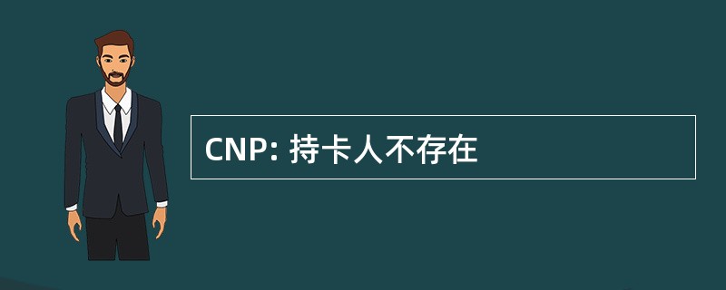 CNP: 持卡人不存在