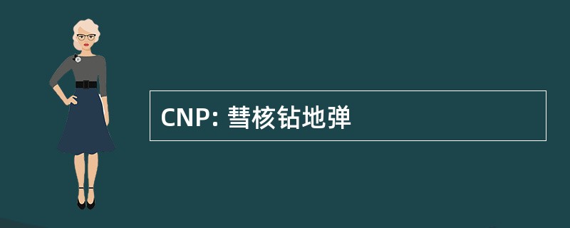 CNP: 彗核钻地弹