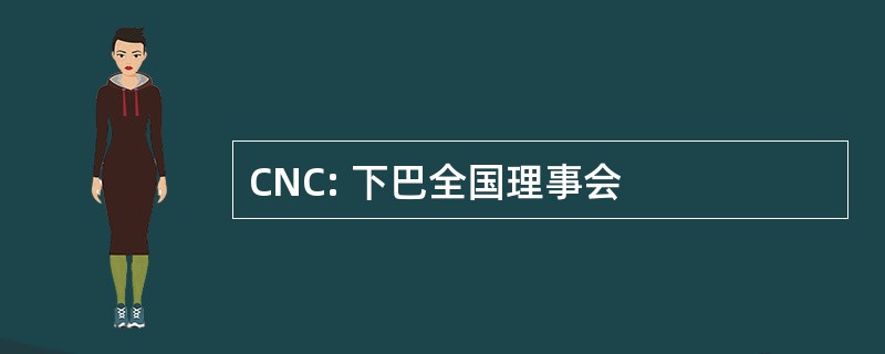 CNC: 下巴全国理事会