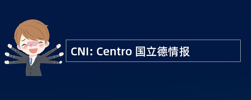 CNI: Centro 国立德情报