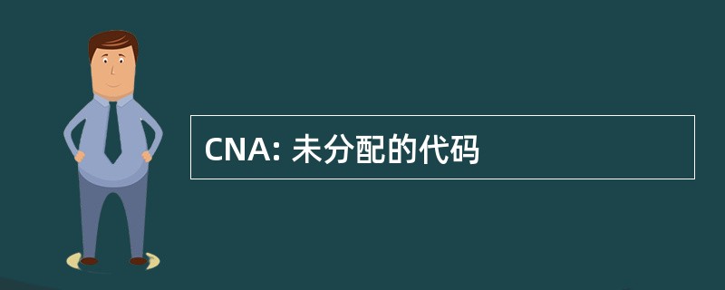 CNA: 未分配的代码