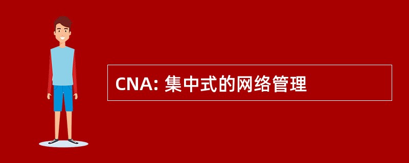 CNA: 集中式的网络管理