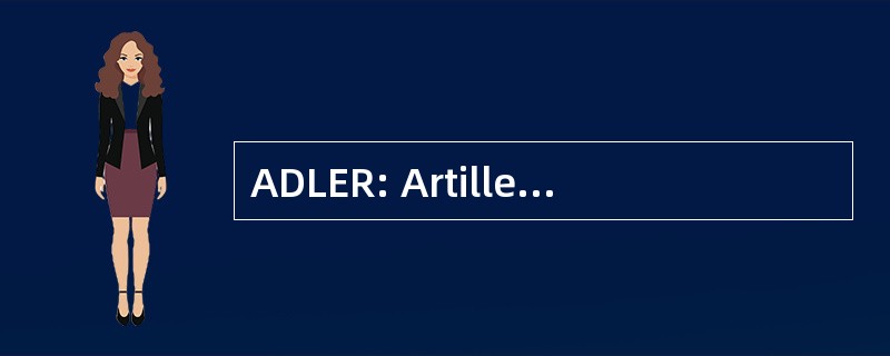 ADLER: Artillerie 天城克拉荷 Einsatz Rechnerverbund