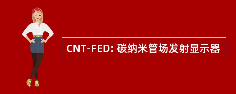 CNT-FED: 碳纳米管场发射显示器