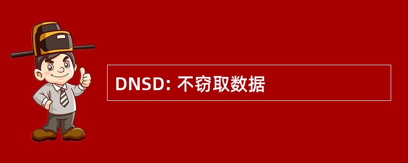 DNSD: 不窃取数据