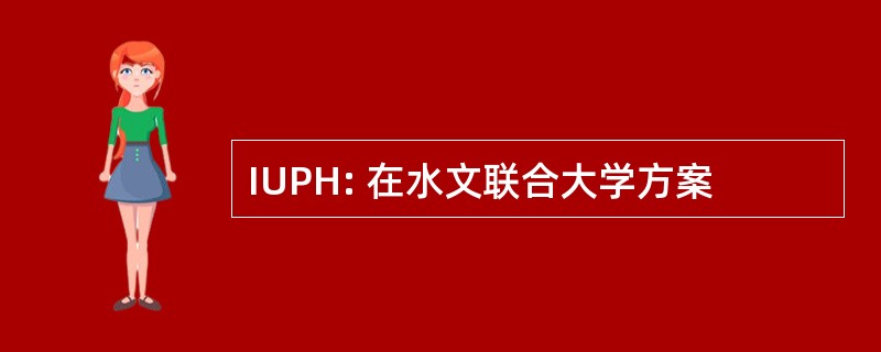 IUPH: 在水文联合大学方案