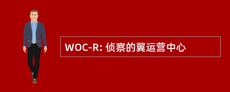 WOC-R: 侦察的翼运营中心