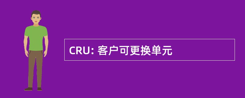 CRU: 客户可更换单元