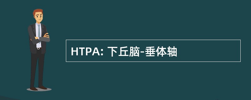 HTPA: 下丘脑-垂体轴