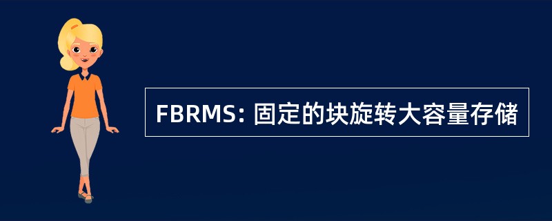 FBRMS: 固定的块旋转大容量存储