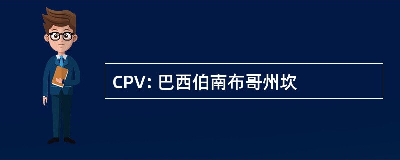 CPV: 巴西伯南布哥州坎