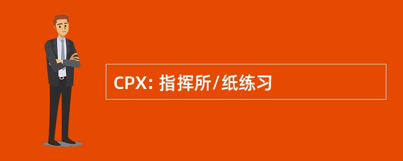 CPX: 指挥所/纸练习