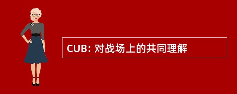 CUB: 对战场上的共同理解