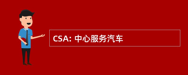 CSA: 中心服务汽车