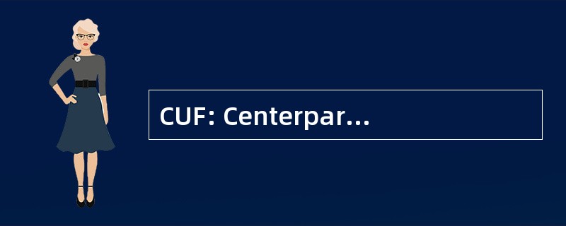 CUF: Centerpartiets UngdomsfÃ¶rbund