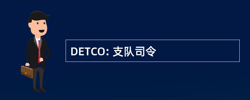 DETCO: 支队司令