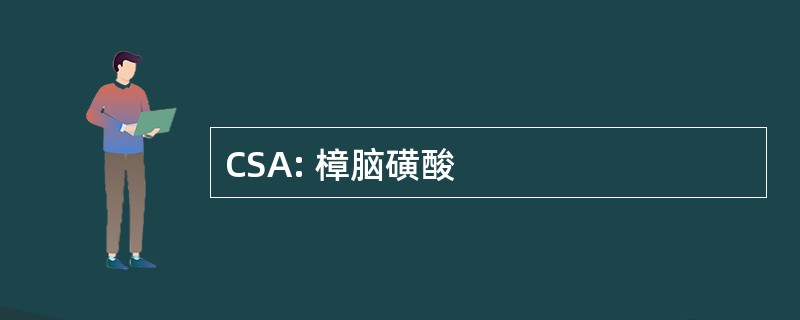 CSA: 樟脑磺酸