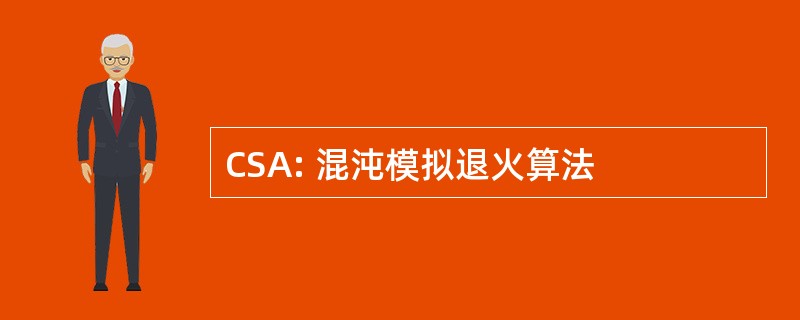 CSA: 混沌模拟退火算法